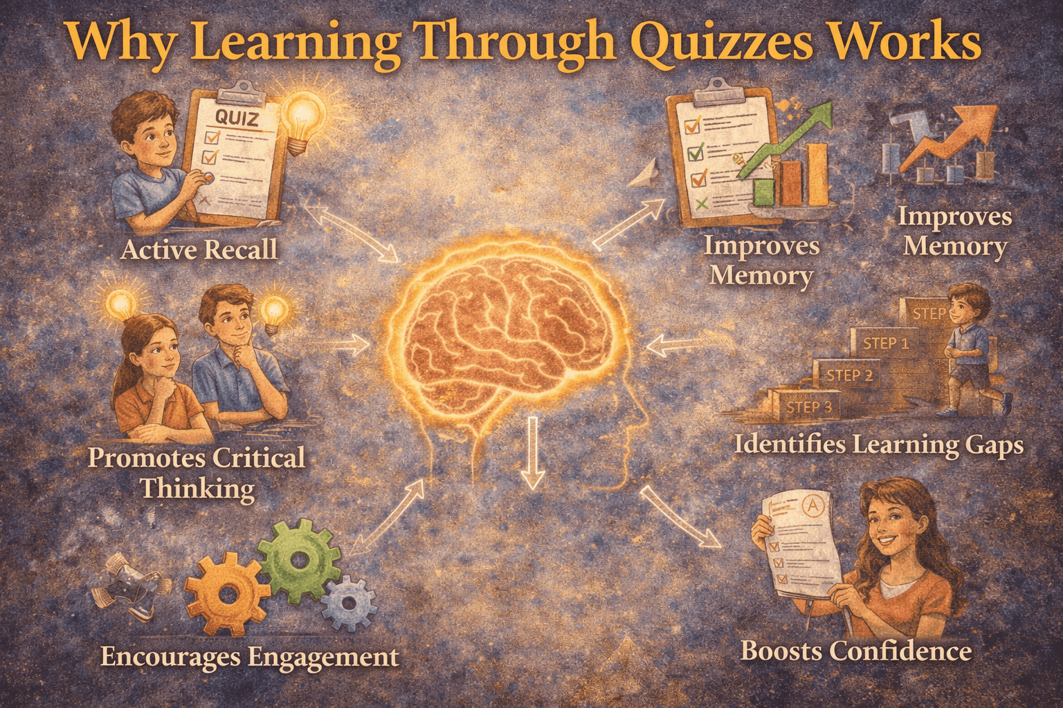 Why Learning Through Quizzes Works